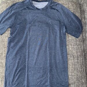 Lululemon Men's Blue Athletic Shirt